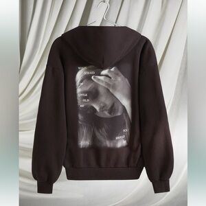 Taylor Swift WHO'S AFRAID OF LITTLE OLD ME? DARK BROWN HOODIE
